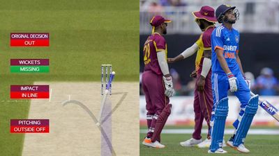 'Unlucky' Shubman Gill didn't take DRS, as hawk-eye shows otherwise