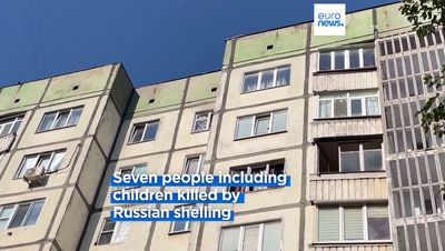 Volodymyr Zelensky promises justice after ‘brutal’ Russian missile attack that left seven dead including baby