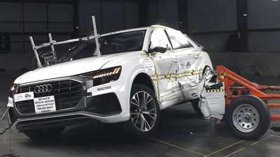 Watch The Audi Q8 Earn Its Five-Star NHTSA Side-Impact Safety Rating