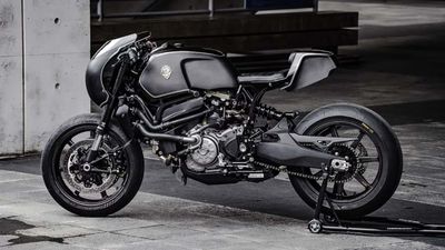 The Bologna Dogfight: A Ducati Monster 821 Café Racer By Rough Crafts