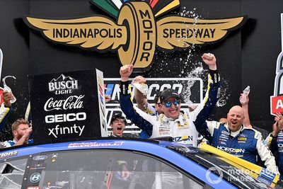 NASCAR Cup Indianapolis: McDowell beats Elliott to book playoff spot with win