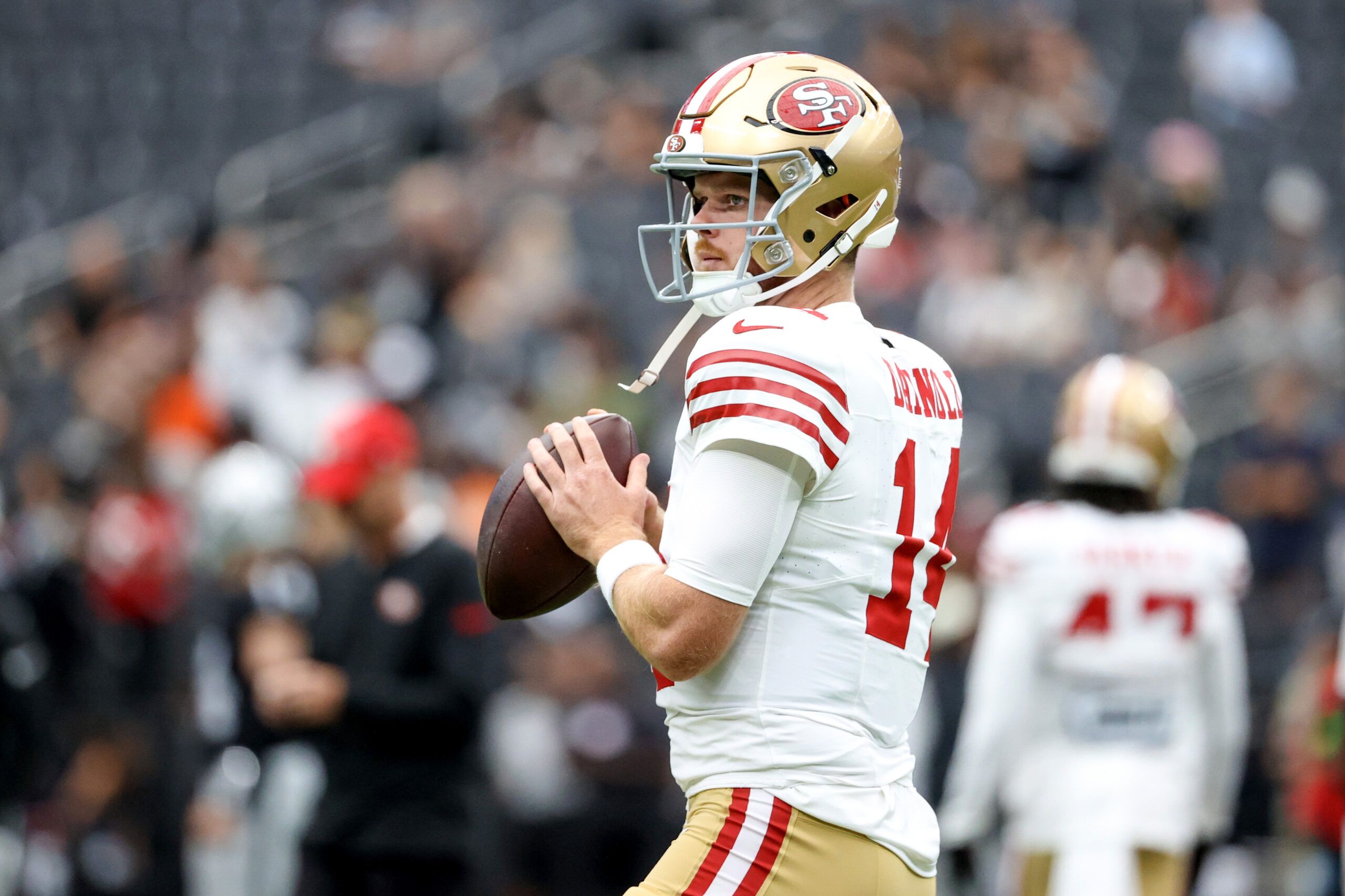 Trey Lance bounces back after rough start; 49ers lose to Raiders in  preseason opener