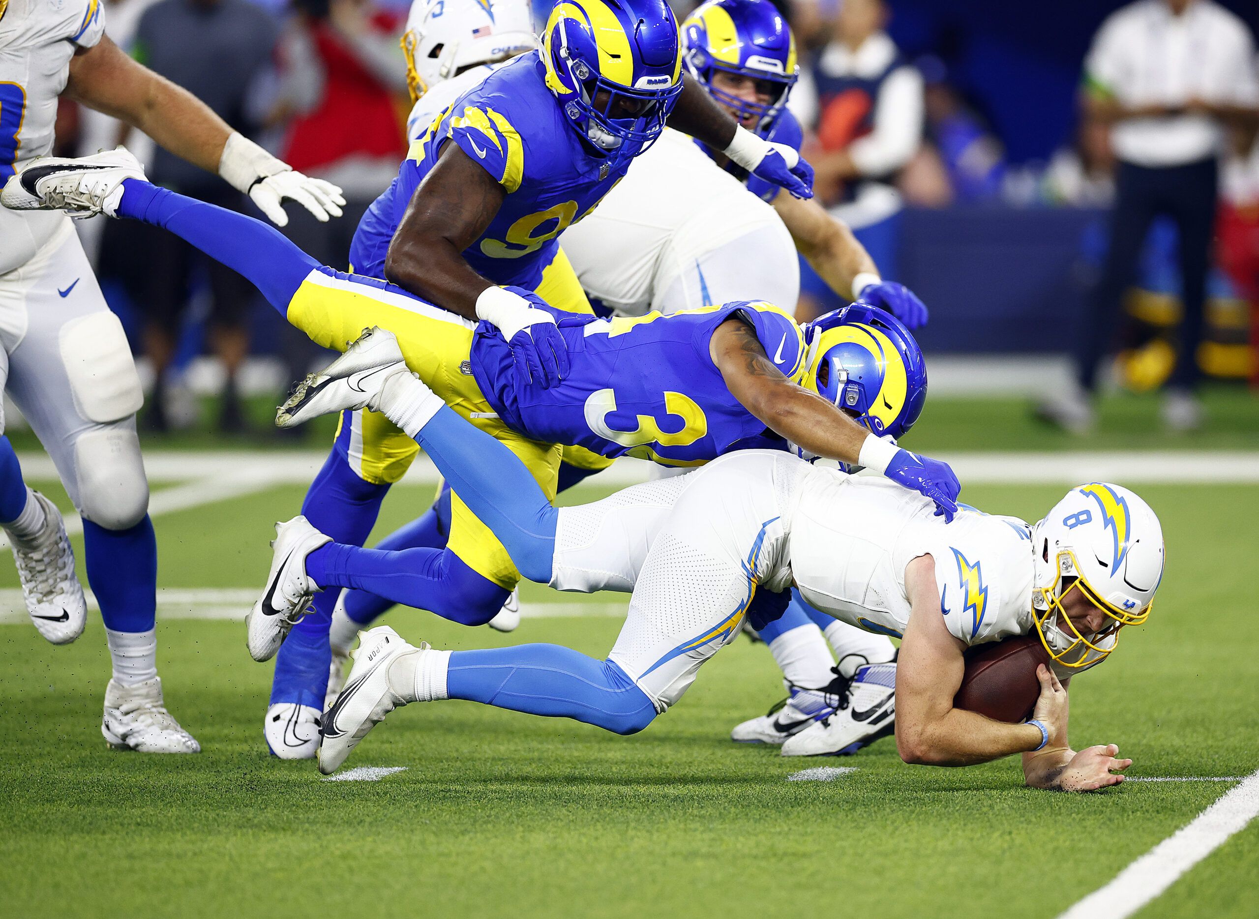 Chargers top Rams 34-17 in first game of preseason; Duggan