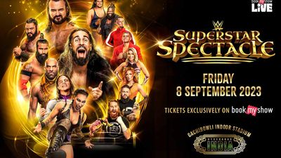 WWE Superstar Spectacle on September 8 in Hyderabad