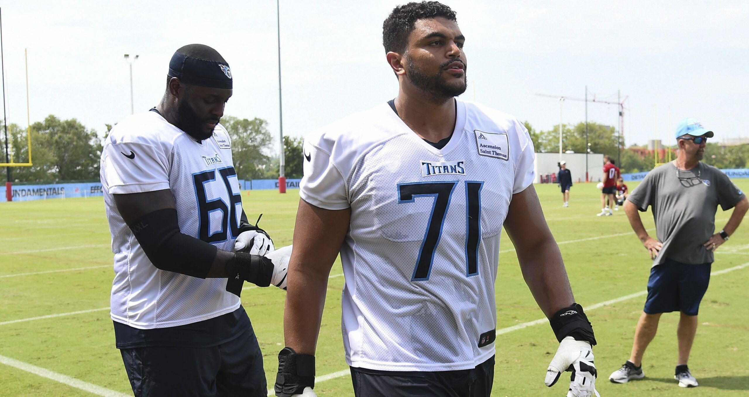 Titans’ Andre Dillard on starting O-line’s preseason…