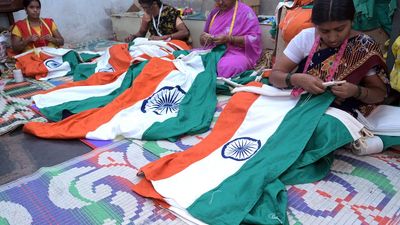 Sale of khadi flags from Hubballi unit affected for the second year in succession