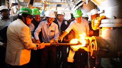 Blast furnace operations commenced at NMDC Steel plant