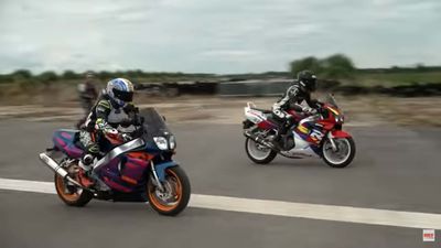 Drag Race: 1996 Honda Fireblade CBR900RR Vs. 1994 Yamaha YZF 750R