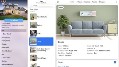 Under My Roof Home Inventory+ iPhone app makes listing your belongings a breeze