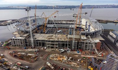 Man dies after ‘major incident’ at Everton stadium construction site