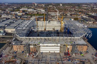 Man dies after suffering serious injuries at new Everton stadium construction site
