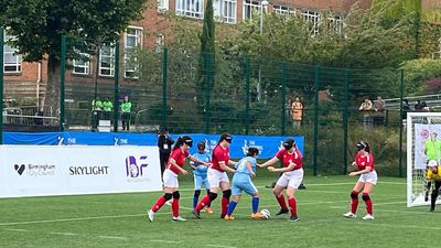 Indian women’s blind football team scripts victory defeating Austria