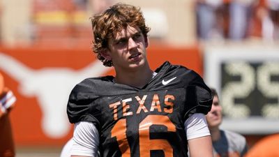 Arch Manning Reaches ‘Impressive’ Speed During Practice, Texas Coach Steve Sarkisian Says