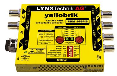 LYNX TECHNIK to Feature Two New Yellobrik Audio Embedders/De-Embedders at IBC2023