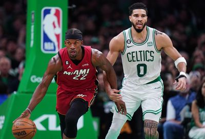 Jayson Tatum hilariously shuts down Miami Heat fan