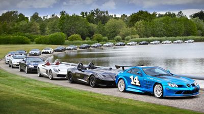 McLaren Marks Mercedes SLR Anniversary With Exhibit Of Rare Cars