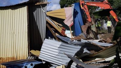 Authorities demolish slums on French Indian Ocean island of Mayotte