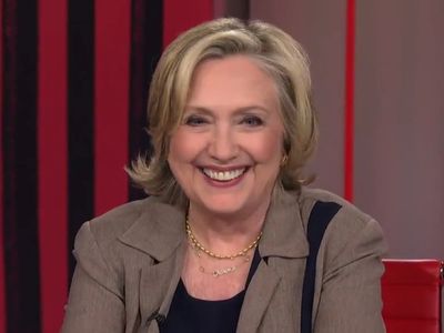 Image of Hillary Clinton beaming in interview as Trump is indicted goes viral