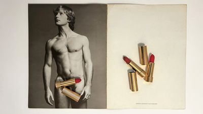 Silvia Prada blends 1970s erotica with red-hot lip colours