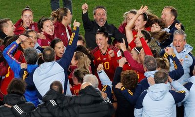 Jorge Vilda says ‘it’s marvellous to make so many people happy’ with Spain win