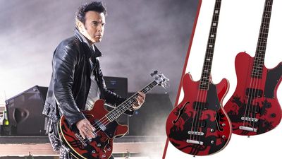 Schecter gets graphic on its new signature models for The Cure bassist Simon Gallup