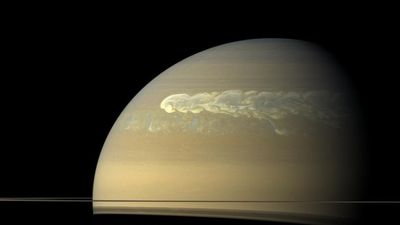 100-year 'megastorms' on Saturn shower the ringed planet in ammonia rain