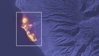 Maui satellite photo shows full scale of deadliest US fire for more than a century