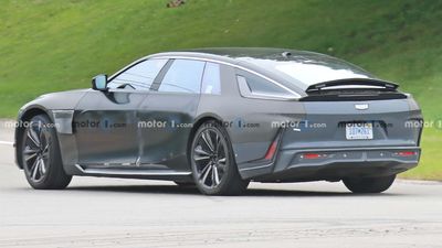 Cadillac Celestiq Spy Shots Catch EV Flaunting Its Active Rear Spoiler