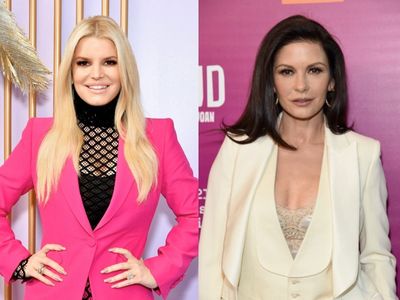 Jessica Simpson reacts to Catherine Zeta-Jones wearing dress she owned nearly 20 years ago