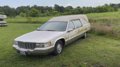 See Cadillac Hearse Resurrected After Being Abandoned In A Field