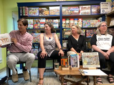 Pushing back on limits elsewhere, Vermont’s lieutenant governor goes on banned books tour