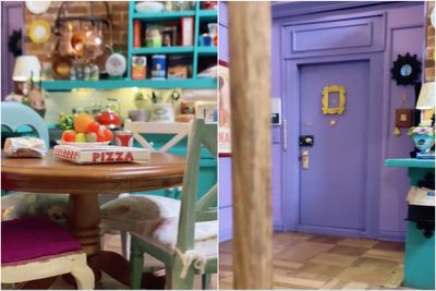 Artist wows Friends fans with incredible miniature replica of Monica’s apartment