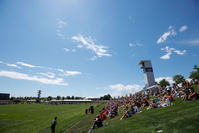 Broncos’ schedule for Day 14 of training camp