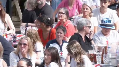 Watch: England fans react as Lionesses reach World Cup final