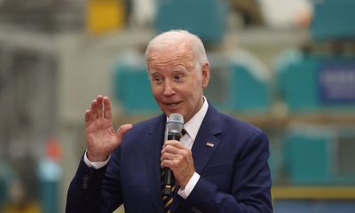 Biden says landmark climate bill is winning against special interests – as it happened