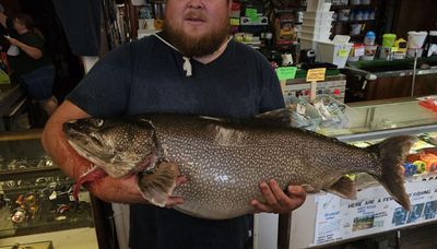 Coming up just shy of catching Illinois’ biggest lake trout