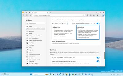 How to increase privacy using built-in VPN on Microsoft Edge