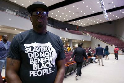 Protesters march through Miami to object to Florida’s Black history teaching standards