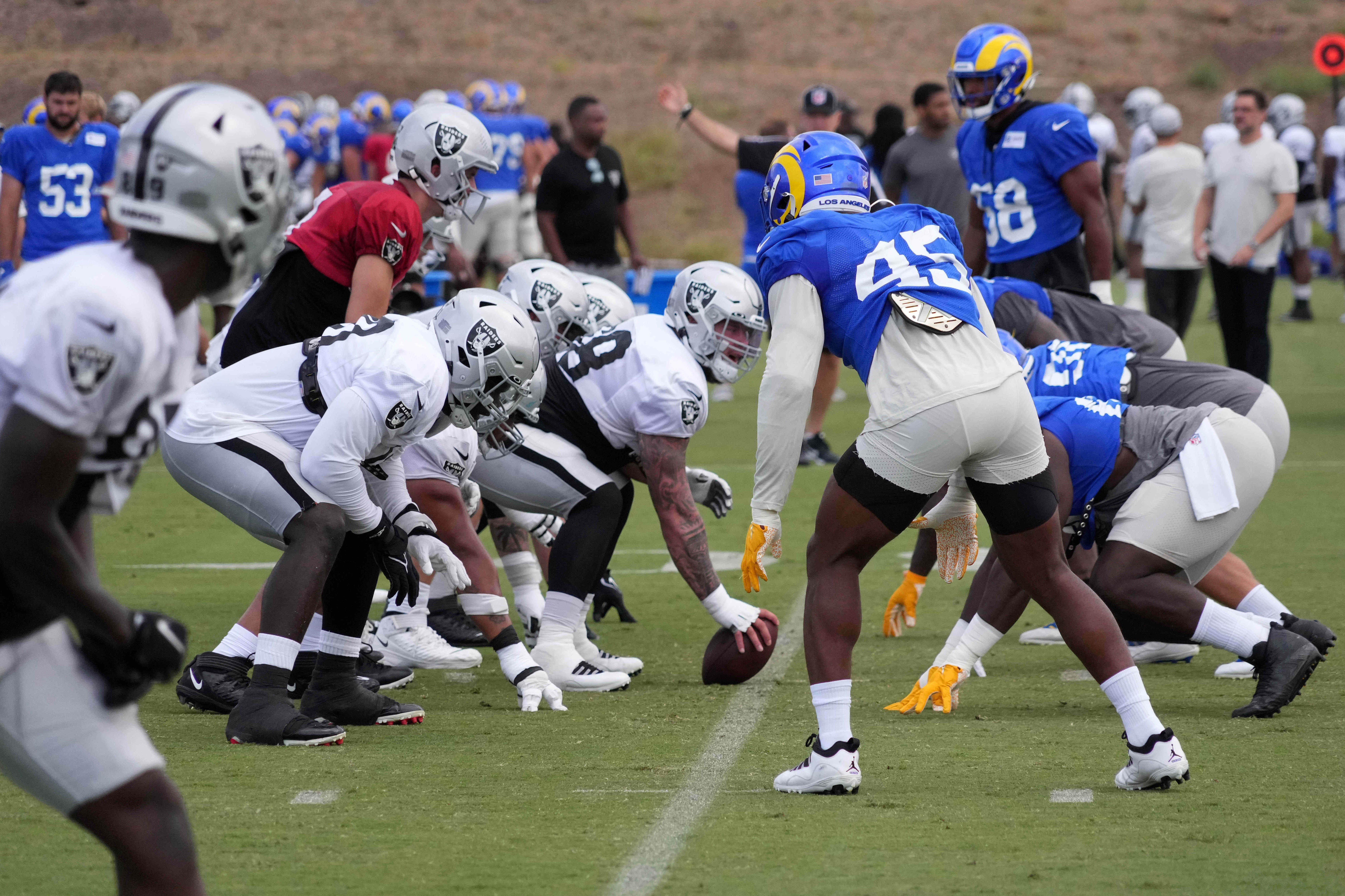 Rams-Raiders: 36 photos from joint practice