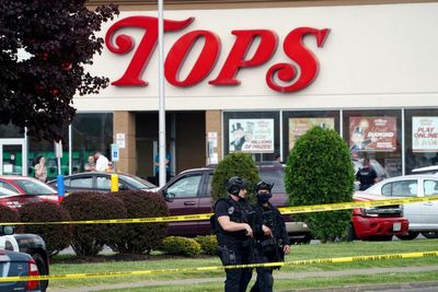 Buffalo shooting survivors say social media companies and a body armor maker enabled the killer