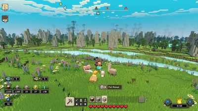Minecraft Legends lets you pet the animals in its first major update