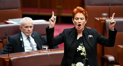 ‘So happy’: Pauline Hanson sings ‘Ave Maria’ to celebrate court win