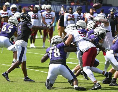 Highlights from the final day of the Commanders/Ravens joint practice