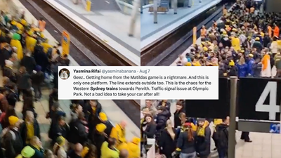 Two Men Have Been Charged Over The Fkd Sydney Train Delays Last Night After The Matildas Game