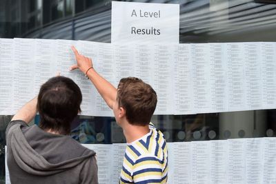 Students receive A-level results as ministers in England aim to restore pre-pandemic grades