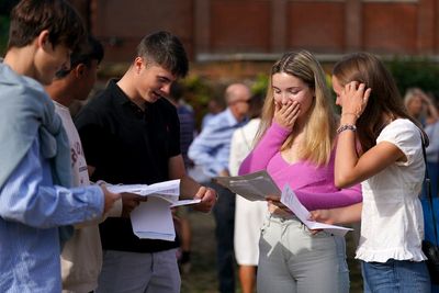 A-level top grades fall but remain above pre-pandemic levels - old