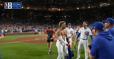 An over-the-top excited Christopher Morel celebrated a thrilling walk-off home run exactly how any MLB player should
