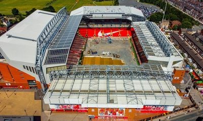 Firm building Liverpool’s Anfield Road stand files for administration