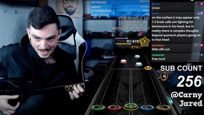 A man has set a new world record after playing Free Bird by Lynyrd Skynyrd perfectly on Guitar Hero II but three times faster than the original