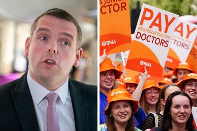 Douglas Ross in junior doctor attack: 'They want to make this a political issue'